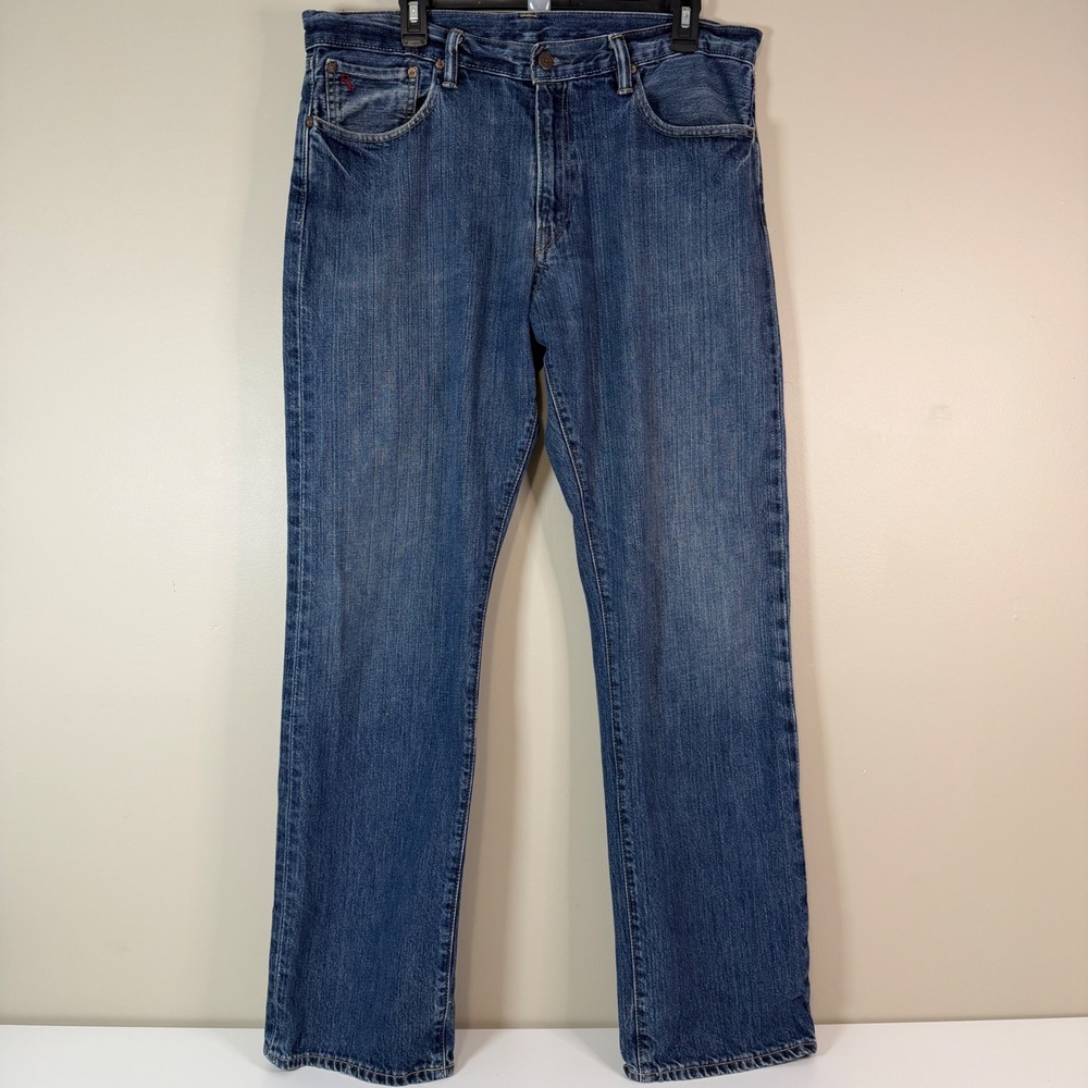 Polo Ralph Lauren Jeans Mens 34/32 Classic 867 Straight Leg Denim Casual Rugged
